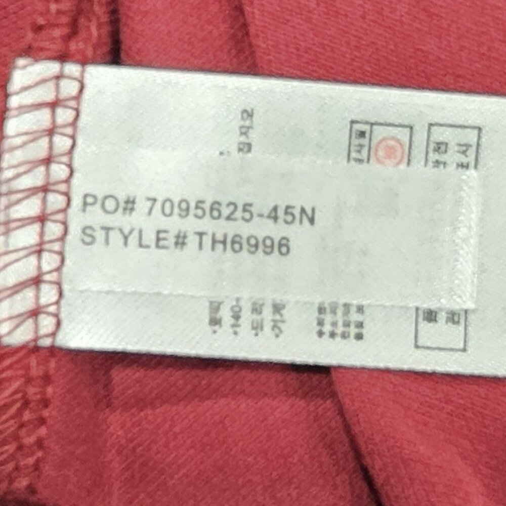 Lacoste Slim Fit Polo Shirt XL Burgundy Cotton Crocodile Logo - Picture 7 of 7